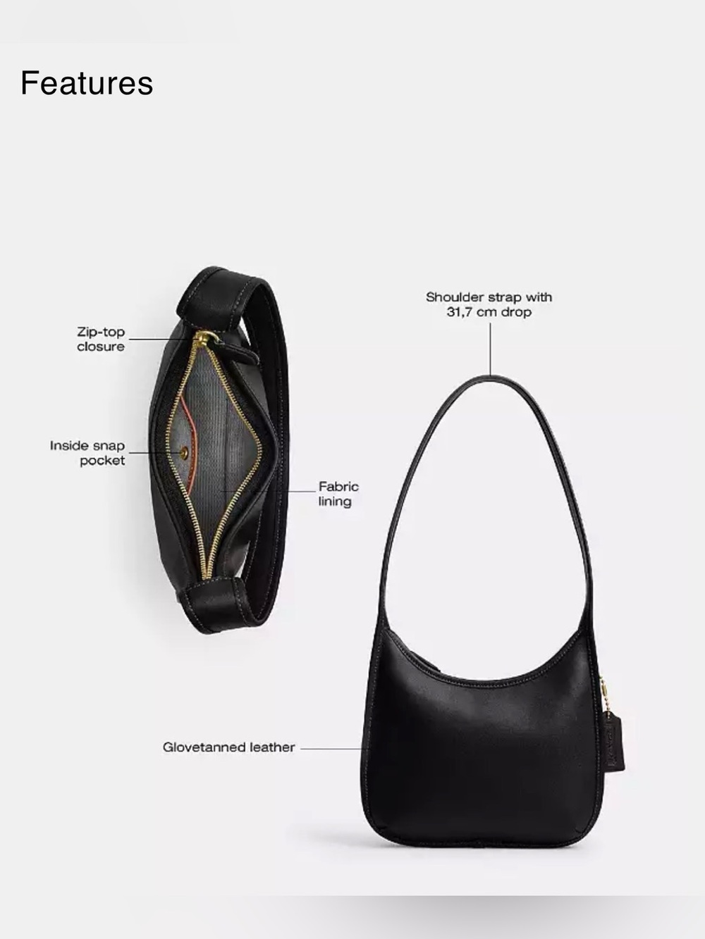 Coach Curve Zip 💚 - Picture 7 of 8